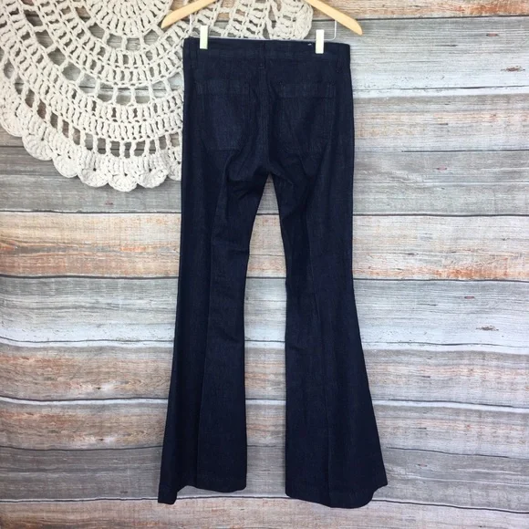 Polo Ralph Lauren | Dark Wash Flare High Rise Jean - Picture 5 of 11